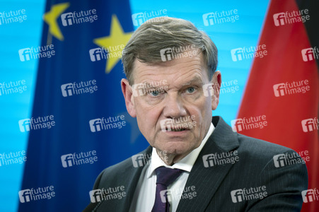 Pressekonferenz des indischen Außenministers und des deutschen Außenministers in Berlin