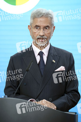 Pressekonferenz des indischen Außenministers und des deutschen Außenministers in Berlin