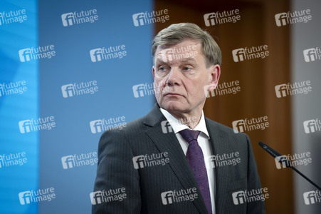 Pressekonferenz des indischen Außenministers und des deutschen Außenministers in Berlin