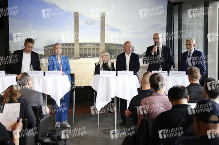 Pressekonferenz zum Bewerbungskonzept für die Olympischen und Paralympischen Spiele in Berlin
