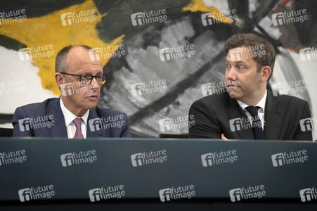 Pressekonferenz nach der ersten Sitzung des Koalitionsausschusses in Berlin