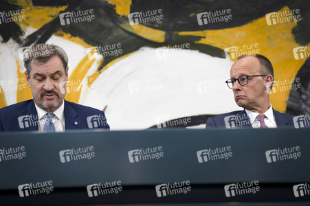 Pressekonferenz nach der ersten Sitzung des Koalitionsausschusses in Berlin