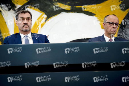 Pressekonferenz nach der ersten Sitzung des Koalitionsausschusses in Berlin