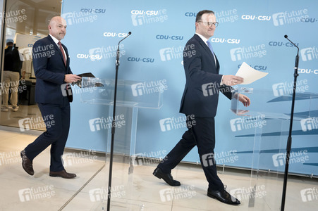 Fraktionssitzung der CDU/CSU-Bundestagsfraktion in Berlin