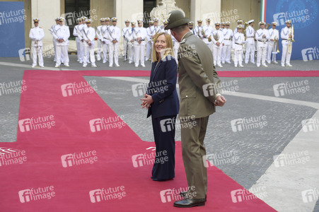 Empfang des Staatspräsidenten der Französischen Republik in Rom