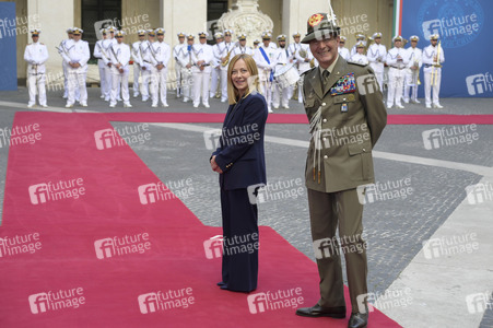 Empfang des Staatspräsidenten der Französischen Republik in Rom