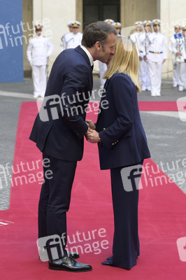 Empfang des Staatspräsidenten der Französischen Republik in Rom