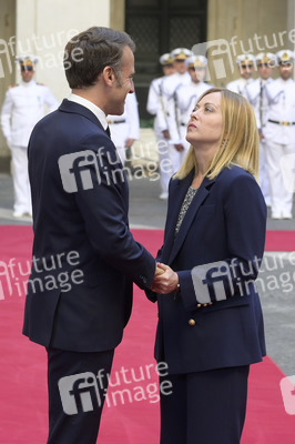 Empfang des Staatspräsidenten der Französischen Republik in Rom