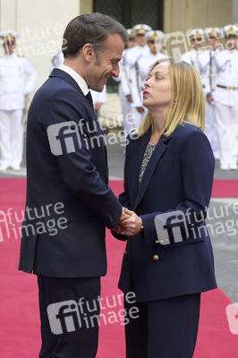 Empfang des Staatspräsidenten der Französischen Republik in Rom