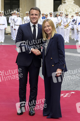 Empfang des Staatspräsidenten der Französischen Republik in Rom