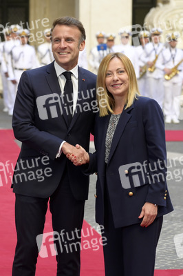 Empfang des Staatspräsidenten der Französischen Republik in Rom