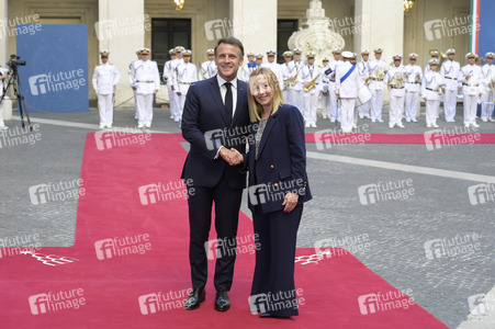 Empfang des Staatspräsidenten der Französischen Republik in Rom