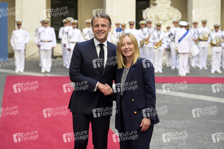 Empfang des Staatspräsidenten der Französischen Republik in Rom