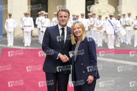 Empfang des Staatspräsidenten der Französischen Republik in Rom