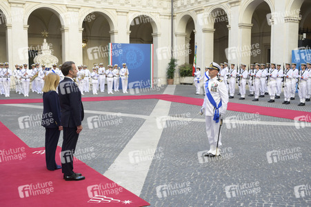 Empfang des Staatspräsidenten der Französischen Republik in Rom