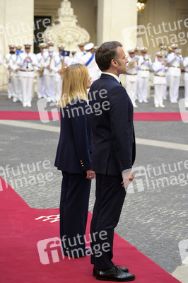 Empfang des Staatspräsidenten der Französischen Republik in Rom