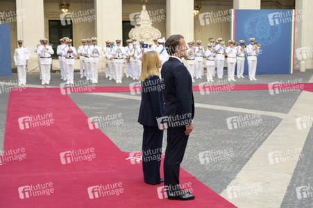 Empfang des Staatspräsidenten der Französischen Republik in Rom