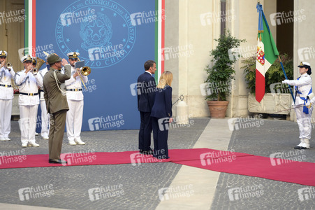 Empfang des Staatspräsidenten der Französischen Republik in Rom