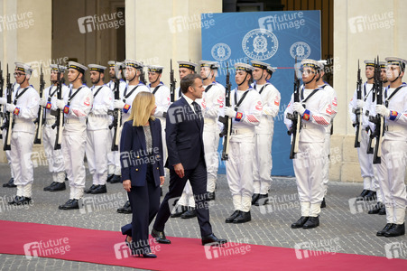 Empfang des Staatspräsidenten der Französischen Republik in Rom