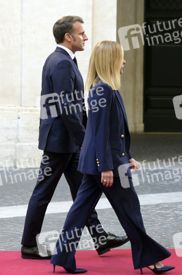 Empfang des Staatspräsidenten der Französischen Republik in Rom