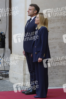 Empfang des Staatspräsidenten der Französischen Republik in Rom