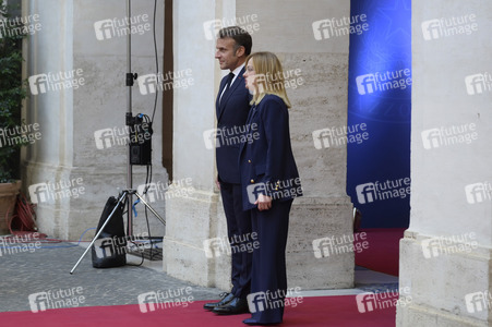 Empfang des Staatspräsidenten der Französischen Republik in Rom
