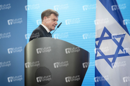 Pressekonferenz der Außenminister von Deutschland und Israel in Berlin