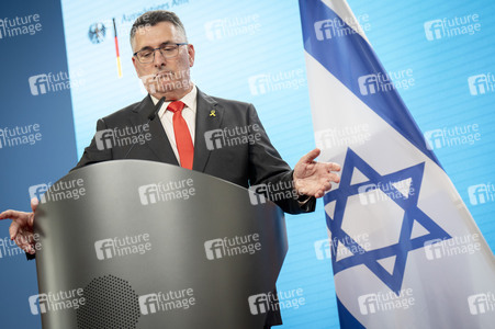 Pressekonferenz der Außenminister von Deutschland und Israel in Berlin