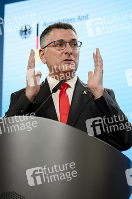 Pressekonferenz der Außenminister von Deutschland und Israel in Berlin