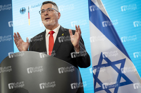Pressekonferenz der Außenminister von Deutschland und Israel in Berlin