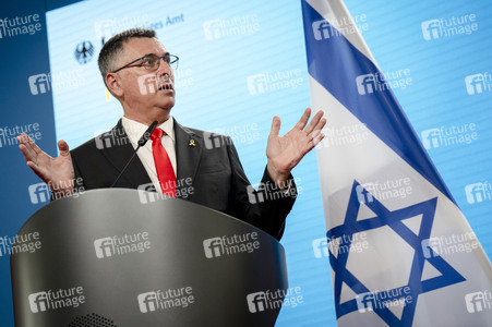 Pressekonferenz der Außenminister von Deutschland und Israel in Berlin