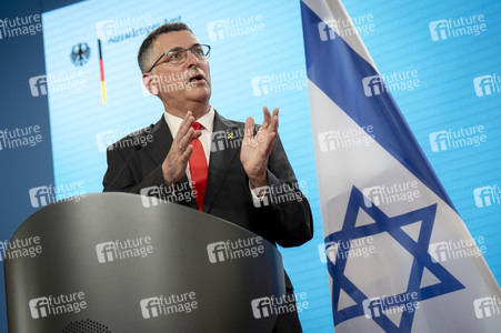 Pressekonferenz der Außenminister von Deutschland und Israel in Berlin