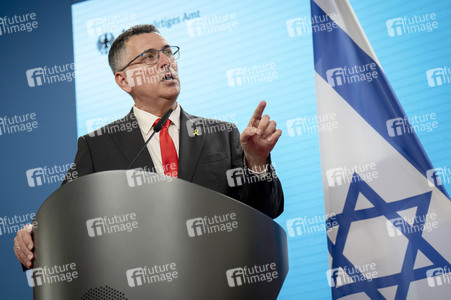 Pressekonferenz der Außenminister von Deutschland und Israel in Berlin