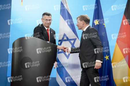 Pressekonferenz der Außenminister von Deutschland und Israel in Berlin