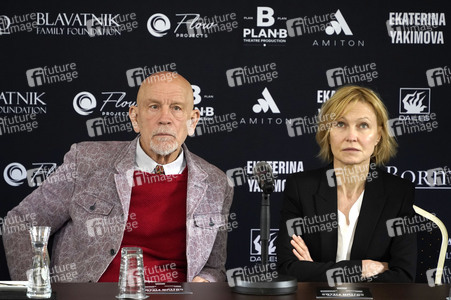 Pressekonferenz mit John Malkovich und Ingeborga Dapkunaite in Berlin