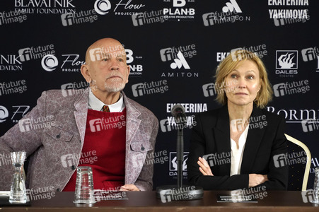 Pressekonferenz mit John Malkovich und Ingeborga Dapkunaite in Berlin