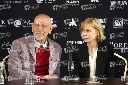 Pressekonferenz mit John Malkovich und Ingeborga Dapkunaite in Berlin