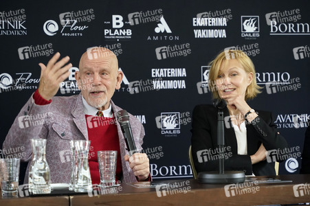Pressekonferenz mit John Malkovich und Ingeborga Dapkunaite in Berlin
