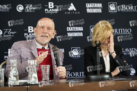 Pressekonferenz mit John Malkovich und Ingeborga Dapkunaite in Berlin
