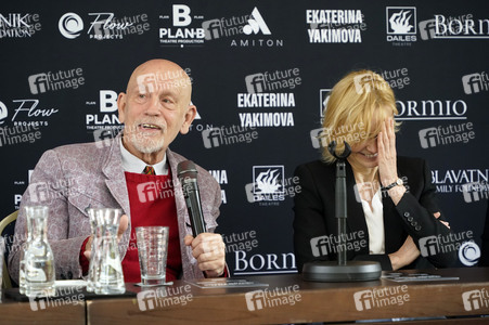 Pressekonferenz mit John Malkovich und Ingeborga Dapkunaite in Berlin