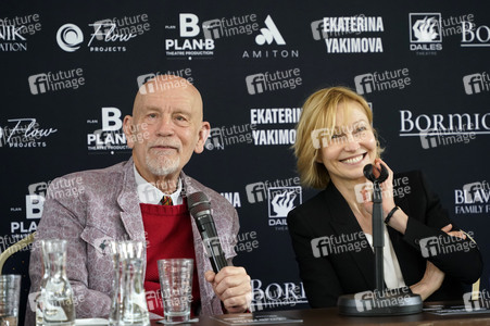 Pressekonferenz mit John Malkovich und Ingeborga Dapkunaite in Berlin