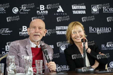Pressekonferenz mit John Malkovich und Ingeborga Dapkunaite in Berlin