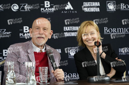 Pressekonferenz mit John Malkovich und Ingeborga Dapkunaite in Berlin