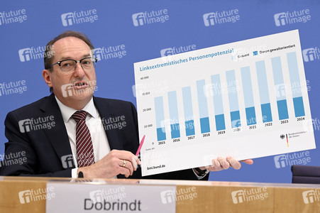 Bundespressekonferenz zur Vorstellung des Verfassungsschutzberichtes 2024 in Berlin