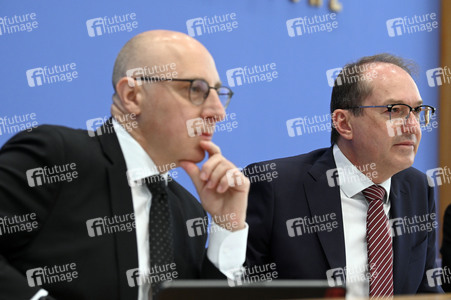 Bundespressekonferenz zur Vorstellung des Verfassungsschutzberichtes 2024 in Berlin