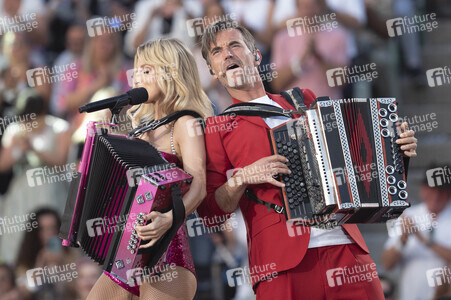 TV-Show 'Schlagerbooom Open Air 2025 - Die Berge leuchten!' in Kitzbühel