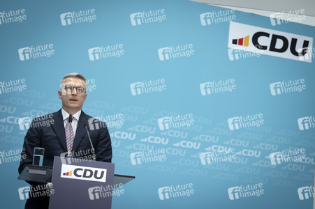 Pressekonferenz der CDU nach den Gremiensitzungen in Berlin