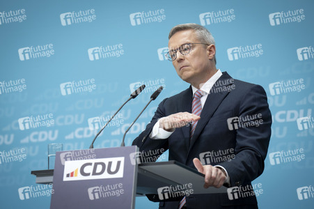 Pressekonferenz der CDU nach den Gremiensitzungen in Berlin
