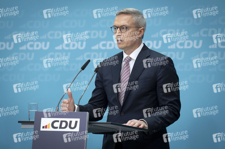 Pressekonferenz der CDU nach den Gremiensitzungen in Berlin