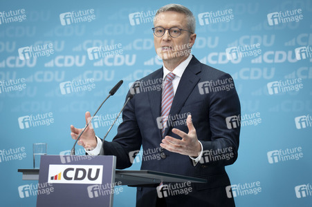 Pressekonferenz der CDU nach den Gremiensitzungen in Berlin